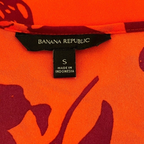Banana Republic Tropical Racer Back Top Small - Picture 5 of 9